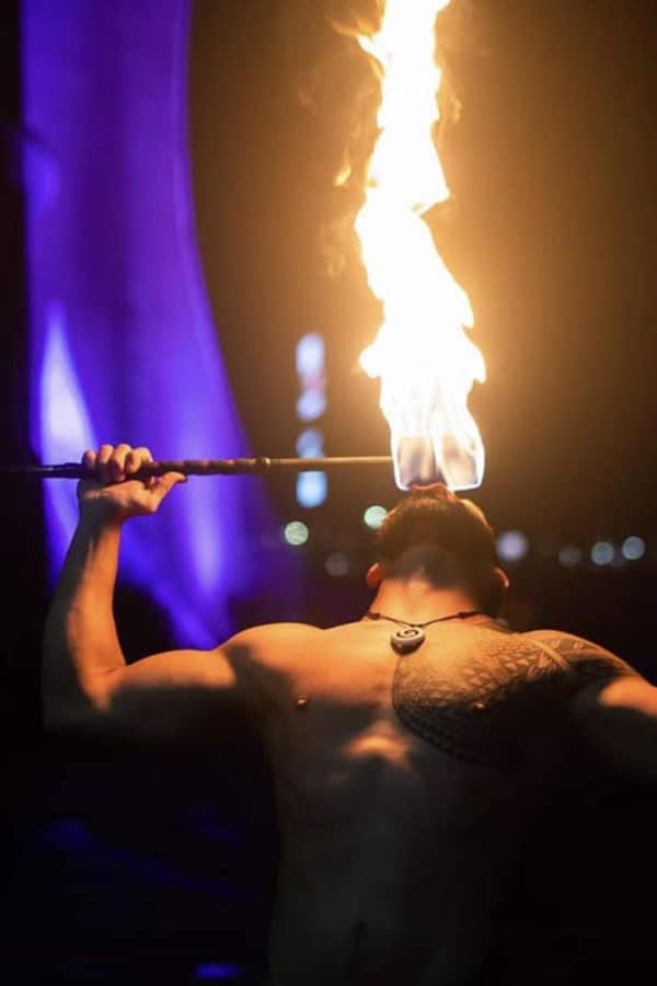 fire-performer1 person breathes fire during cirque orenda performance